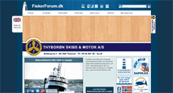 Desktop Screenshot of fiskerforum.dk