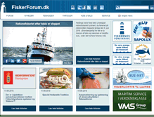 Tablet Screenshot of fiskerforum.dk